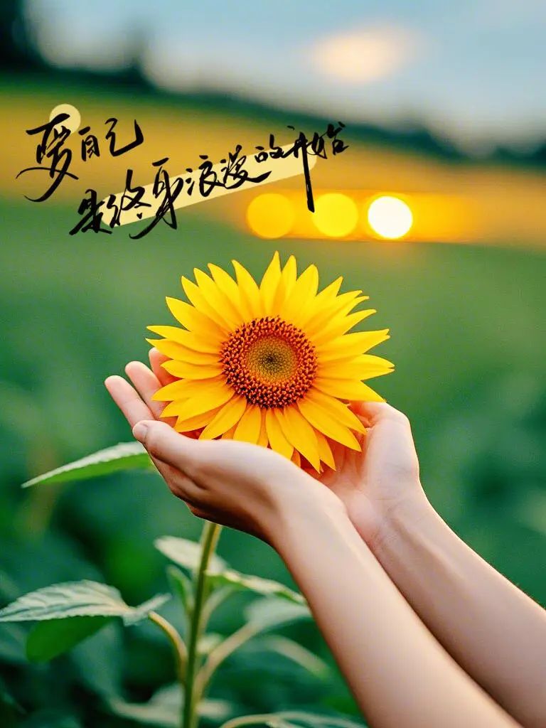 ˎˊ˗²⁰²⁴ᰔᩚ/₁₁.₂₄早安朋友圈文案:悦己者，自成山海！-8131-2