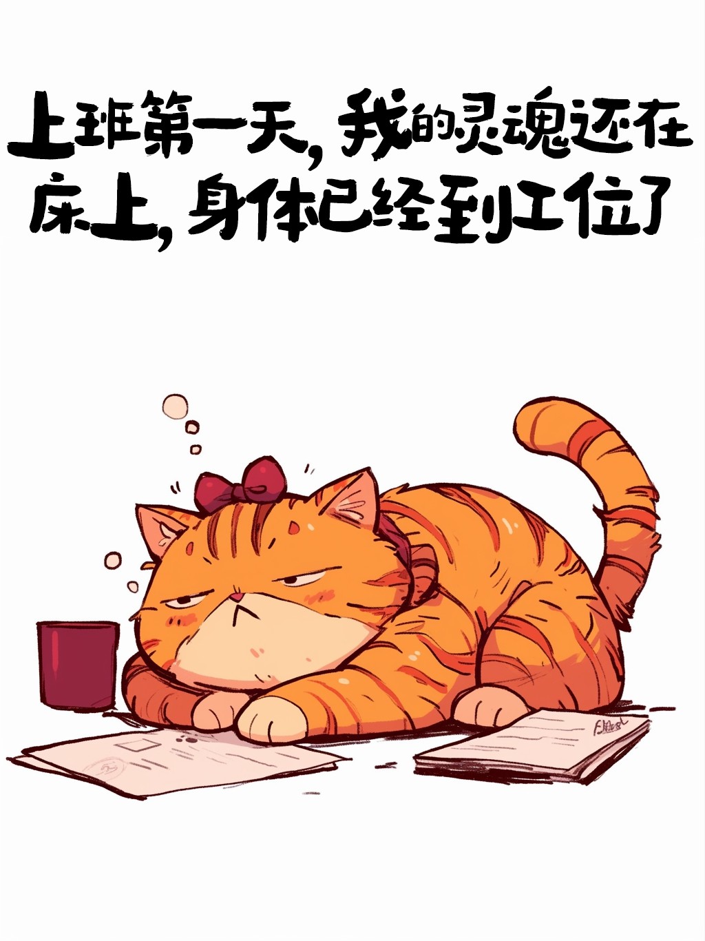 “节后上班第一天，同事问