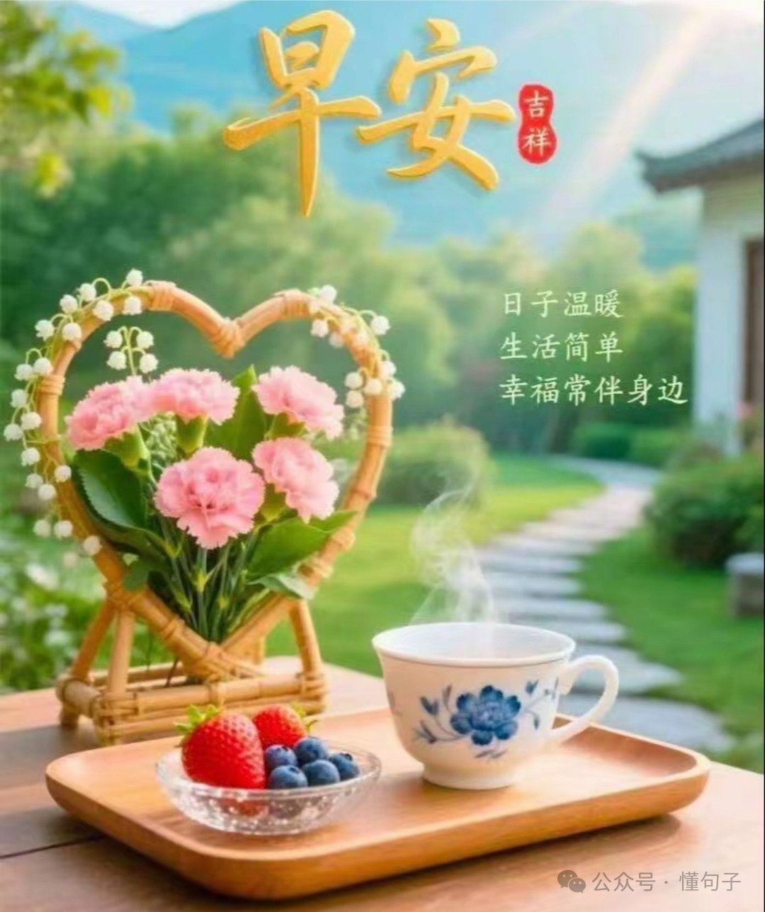 “新周『早安』这样发朋友圈，没人舍得屏蔽你！～开启元气满满的一天！”-5686-1