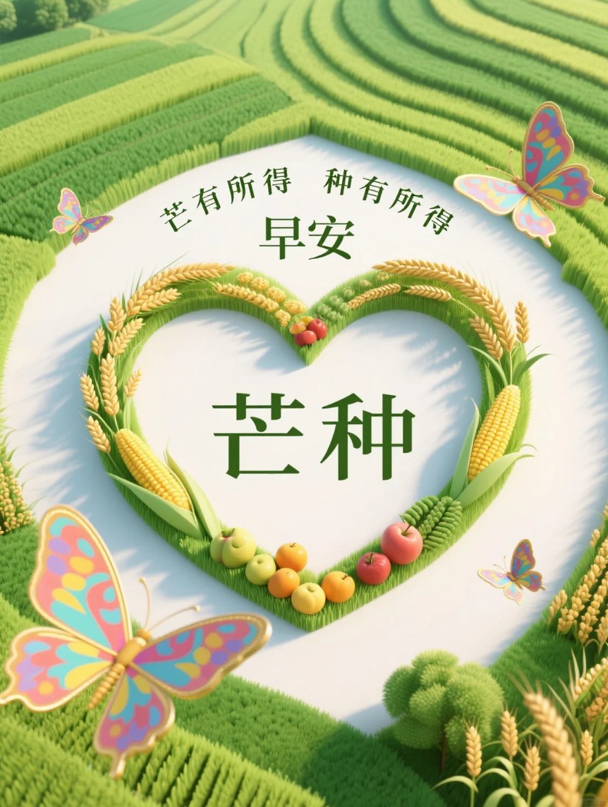 原创首发：你想要的芒种节气最治愈美图与早安祝福语，来了！-5690-9