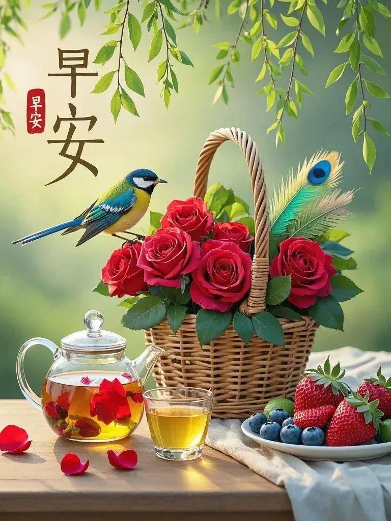 “「早安」朋友圈一定要这样发，没有舍得屏蔽你”~🧡原创首发早安美图-5692-4