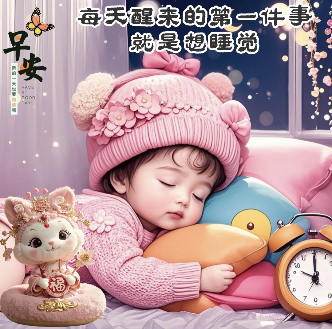 “早上起来这样发，去笑死朋友圈2.0”Ⅱ敲可爱又美丽原创早安头像-5874-1