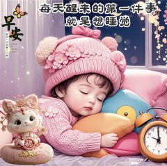 “早上起来这样发，去笑死朋友圈2.0”Ⅱ敲可爱又美丽原创早安头像-5874-1