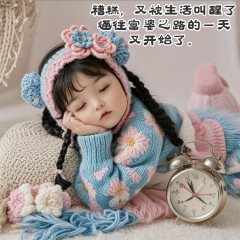 “早上起来这样发，去笑死朋友圈2.0”Ⅱ敲可爱又美丽原创早安头像-5874-7