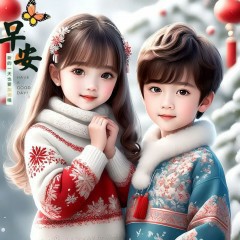 “比早安更撩的情话”//2025最强能量好运连连迎新春情侣头像-5876-3