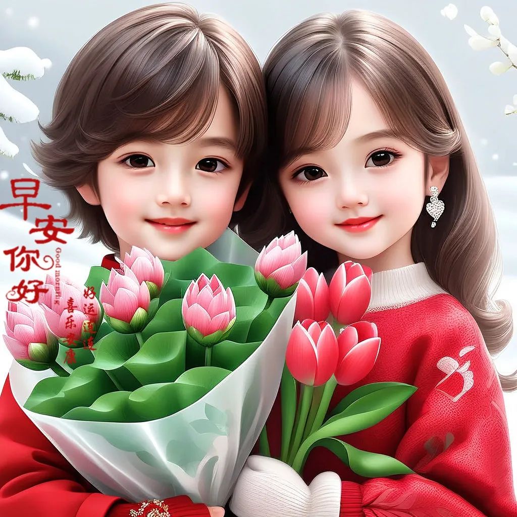 “比早安更撩的情话”//2025最强能量好运连连迎新春情侣头像-5876-7