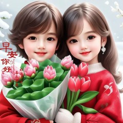 “比早安更撩的情话”//2025最强能量好运连连迎新春情侣头像-5876-7