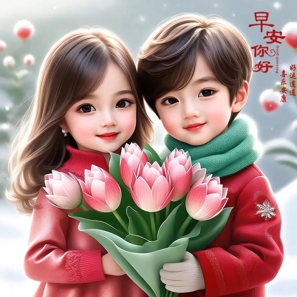 “比早安更撩的情话”//2025最强能量好运连连迎新春情侣头像-5876-9