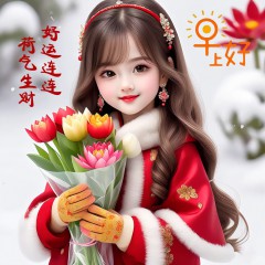 原创首发“荷气生财 好运莲莲”早安头像 | “周末起床了这样发，去笑翻你的朋友圈”-5906-6