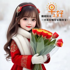 原创首发“荷气生财 好运莲莲”早安头像 | “周末起床了这样发，去笑翻你的朋友圈”-5906-10