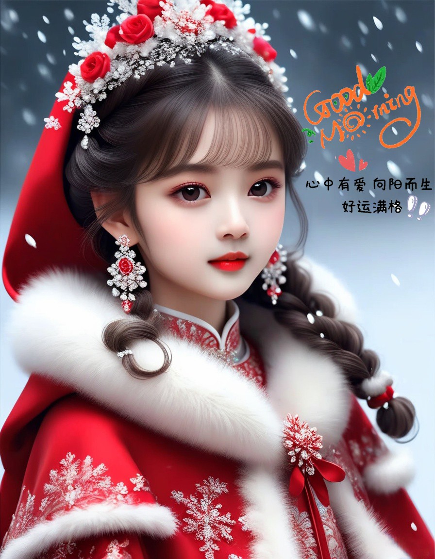 “早上起床了，这样发圈，没人舍得屏蔽你”|原创首发旺运“早安”头像-5919-2