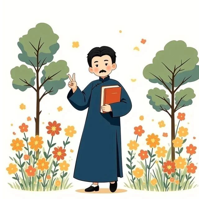 题图-“²⁰²⁴/₁₁.₁₄鲁迅：今天我来了-属于你的早安问候”