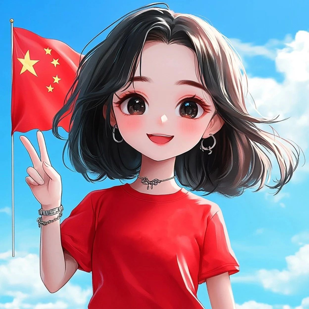 题图-“10月1日国庆节文案，句句封神”