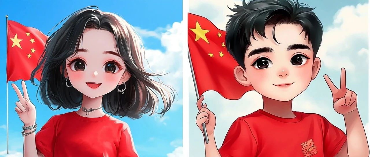 题图-“10月1日国庆节文案，句句封神”