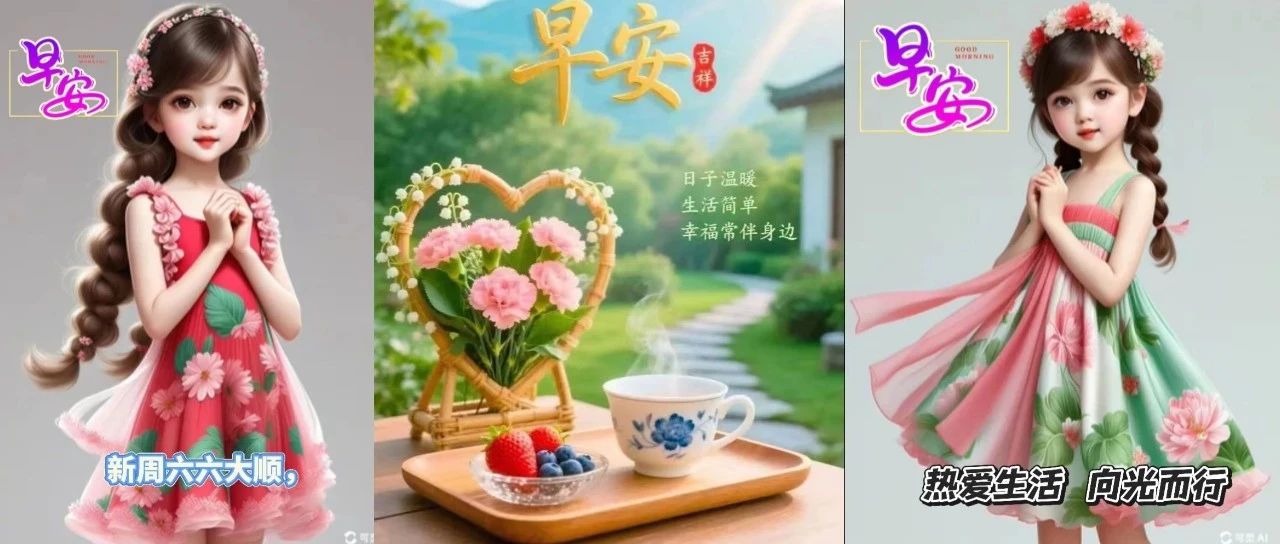 题图-“新周『早安』这样发朋友圈，没人舍得屏蔽你！～开启元气满满的一天！”