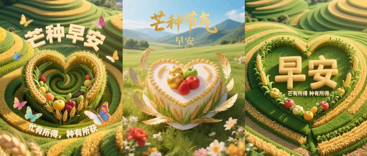 题图-原创首发：你想要的芒种节气最治愈美图与早安祝福语，来了！