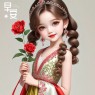 题图-“「早安」这么撩，感情越来越甜蜜！”原创首发甜美可爱女生头像