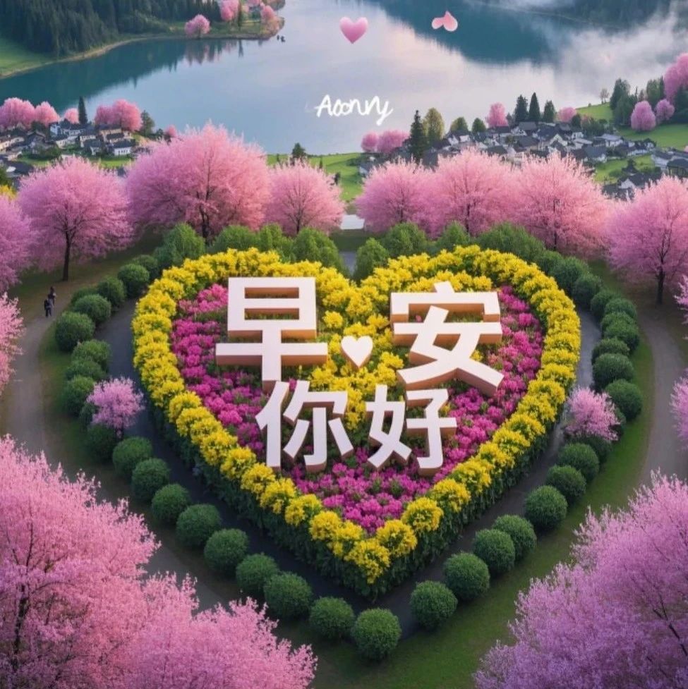 题图-“早安，美好的一天，元气满满”
