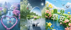题图-“3月20日春分节气，早安朋友圈这样发，没人舍得屏蔽你”