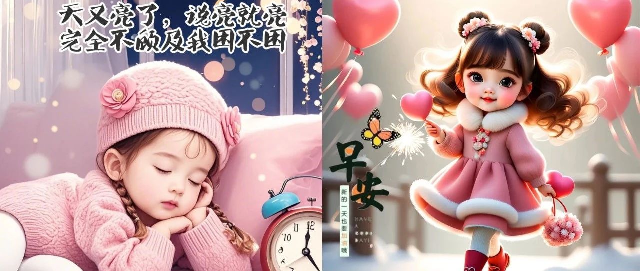 题图-“早上起来这样发，去笑死朋友圈2.0”Ⅱ敲可爱又美丽原创早安头像