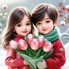 题图-“比早安更撩的情话”//2025最强能量好运连连迎新春情侣头像