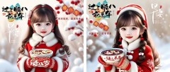 题图-“²⁰²⁵/₀₁.₀₇腊八节，早上起床了这样发朋友圈”‖原创首发“粥到福到 诸事粥全”早安头像
