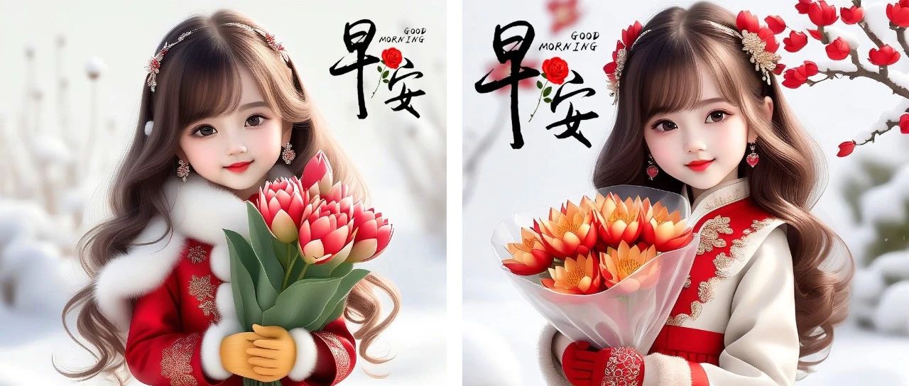 题图-原创首发“荷气生财 好运莲莲”早安头像 | “周末起床了这样发，去笑翻你的朋友圈”